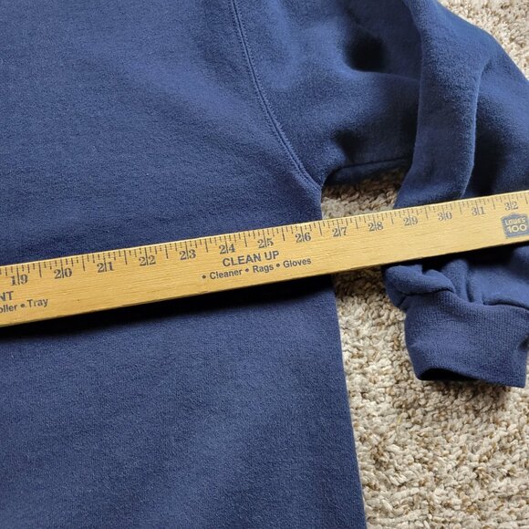 Vintage Russell Athletic Sweatshirt Adult 2XL Crewneck Blue Blank Made In USA - Picture 4 of 8